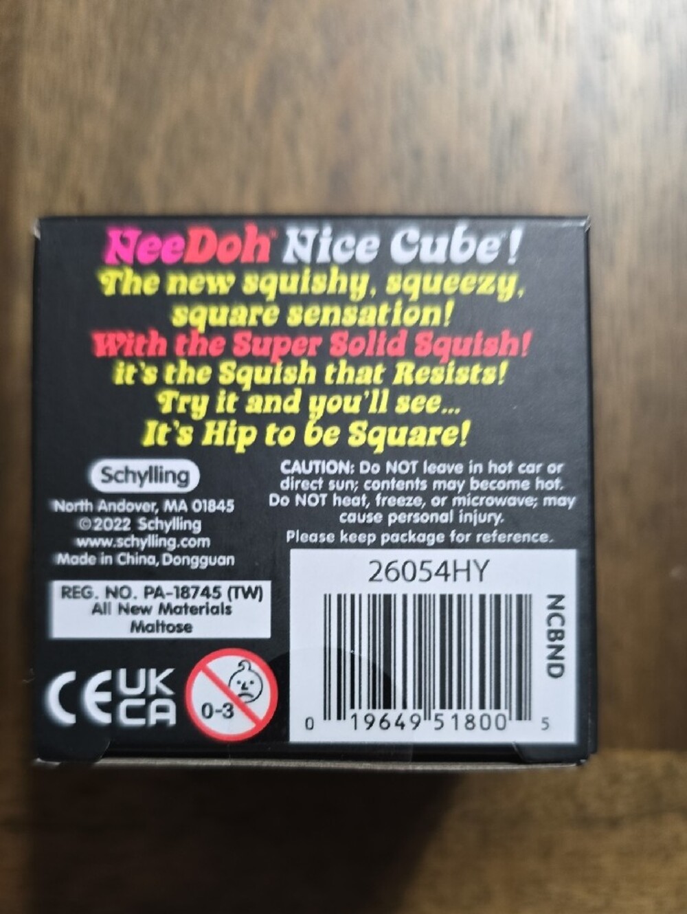 NeeDoh Nice Cube Pink Super Solid Squish - NeeDoh - Picture 4 of 5